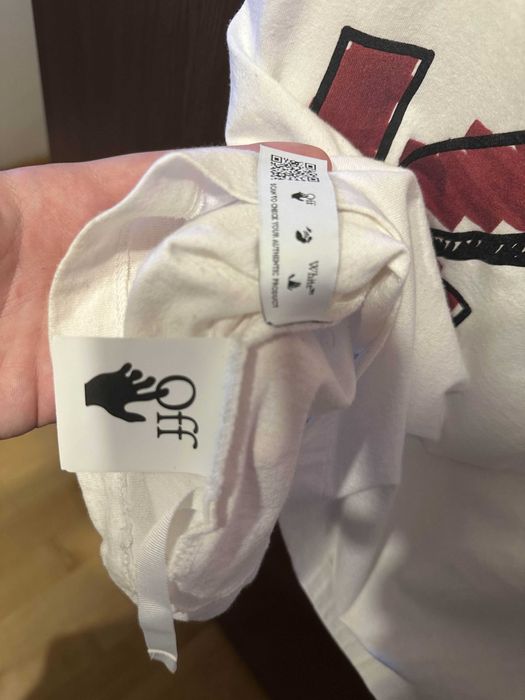 OFF-WHITE Oversized Marker Arrow Tee