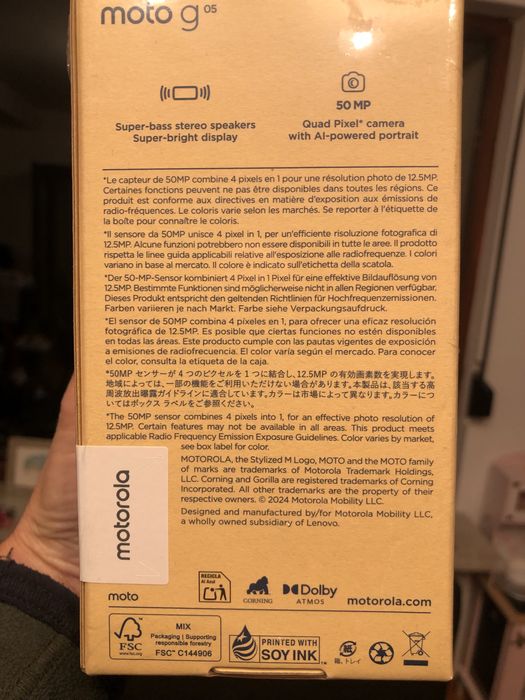 Motorola XT2523-3 Moto G05 4G Dual Sim 4GB RAM 128GB неразпечатан