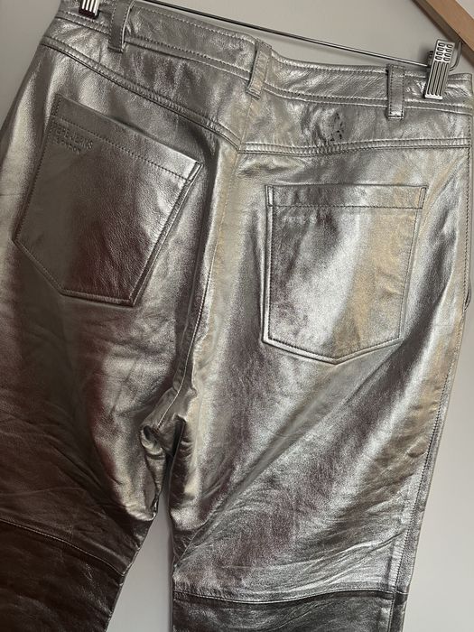 Pantaloni Pepe jeans, piele naturala