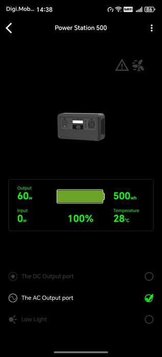 Stație alimentare  portabila 220v 1000w peak