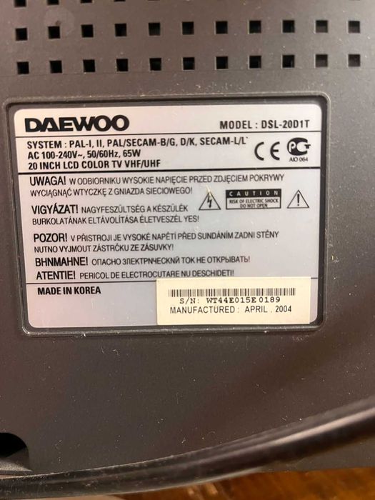 Телевизор DAEWOO