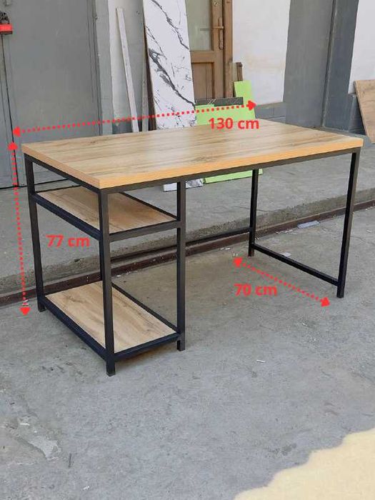 Компьютерный стол, железный, Loft mebel kompyuterni rabochi stol