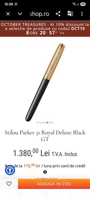 Stilouri cu penita de aur 18k,Parker,Diplomat,Waterman..vintige.