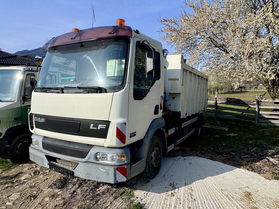 Schimb Daf basculabil cu macara 12 tone