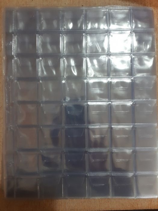 Листы для монет.