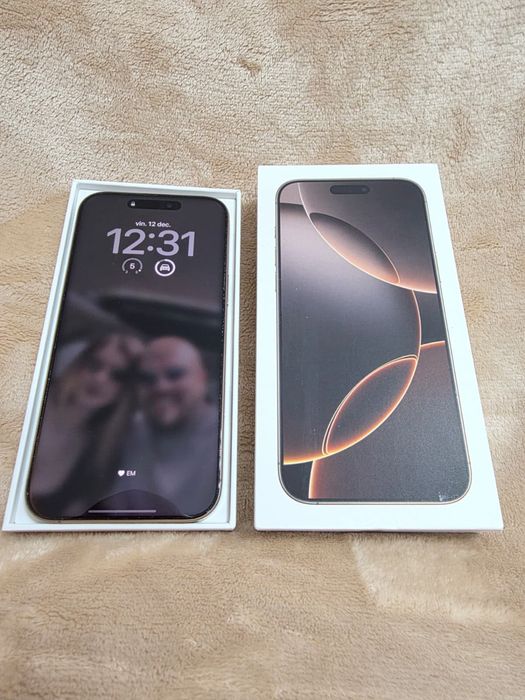 Iphone 16 Pro Max Desert Titanium full box 256gb