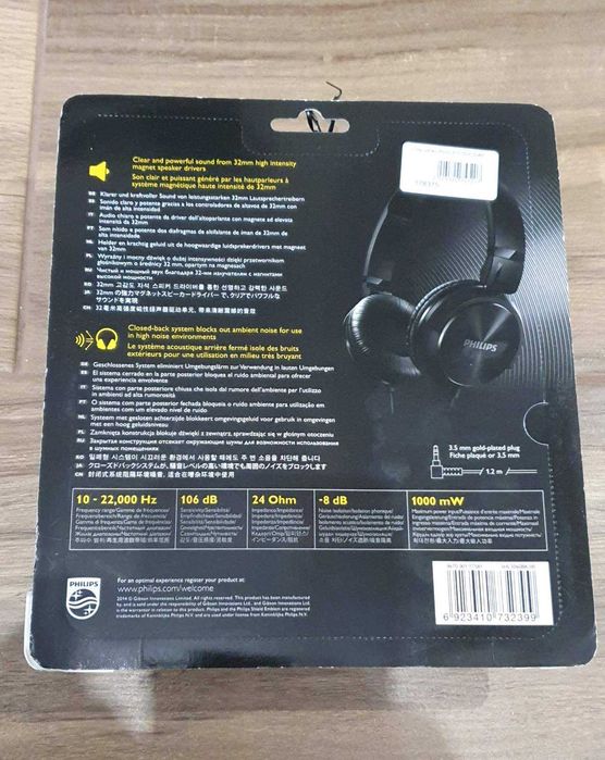 Слушалки Philips shl3060BK/00