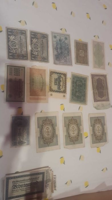 Bancnote vechii din anul 1900