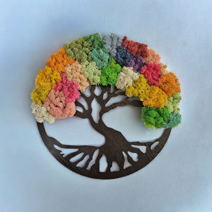 Дърво на живота със скандинавски мъх!