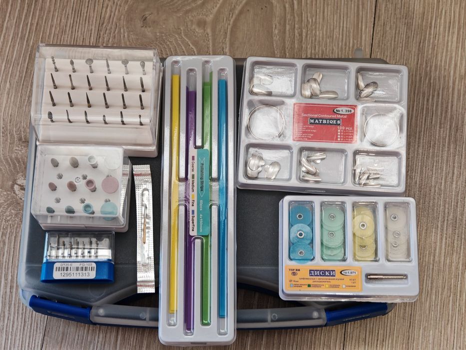 Pachet Complet student Medicină Dentară - Turbina - piese de mana - freze - arcada model dinți - matrici - polipant -