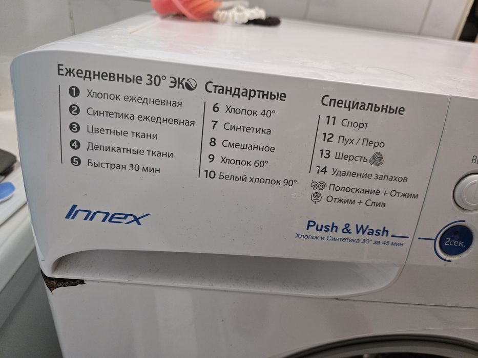Стиральная машина indesit innex