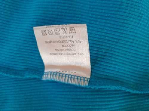 Rochie de casa/camasa de noapte  turcoaz din tricot  marimea L/XL