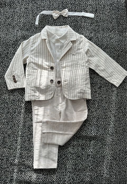Ленен костюм бебе