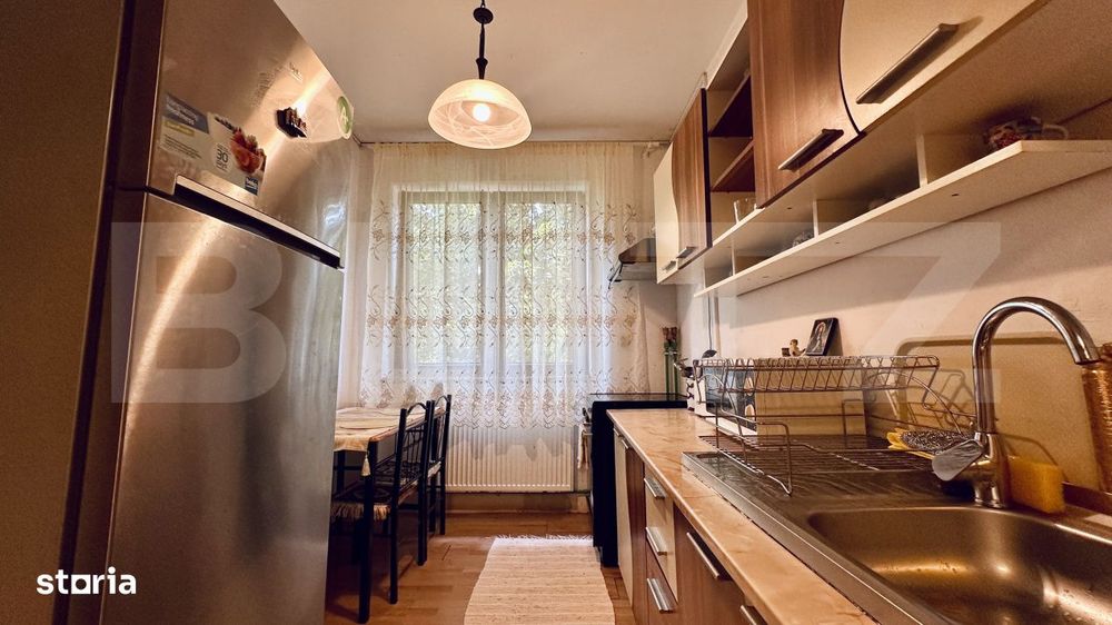Apartament 2 camere, balcon deschis, mobilat si utilat, cu parcare