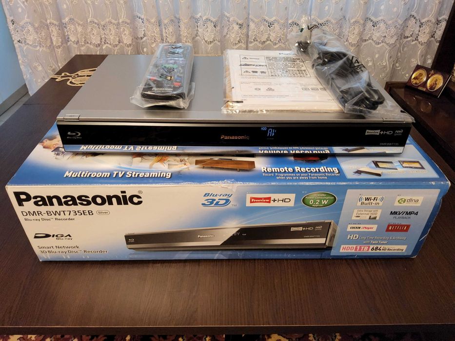 Panasonic DMRBWT735EB 3D Bluray/DVD Recorder 1TB HDD ***NOU*** Bacau