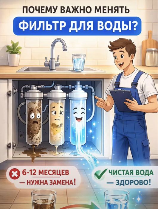 Фильтры для воды/ Сервис обслуживание