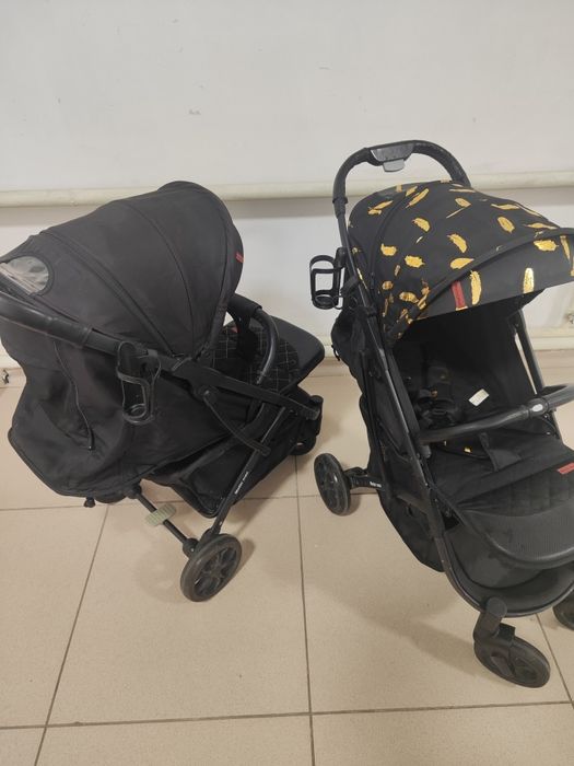 Детская каляска для двойни