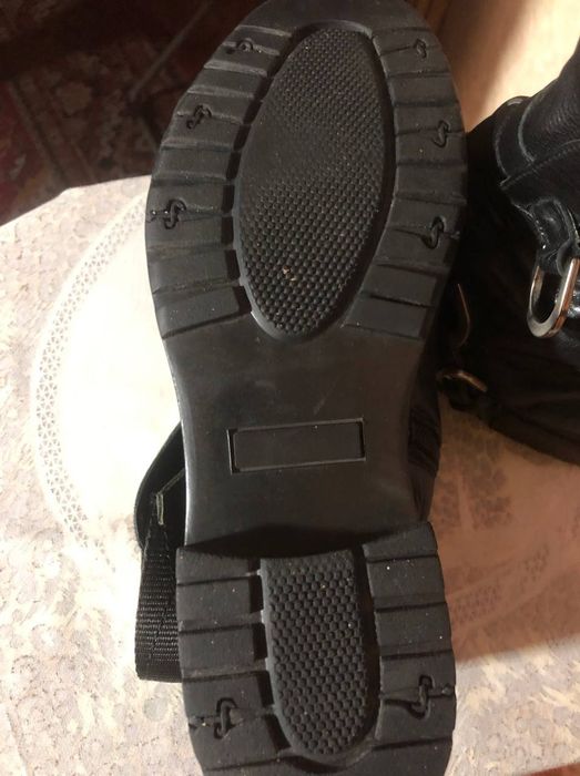 Мужские сапоги кожаные