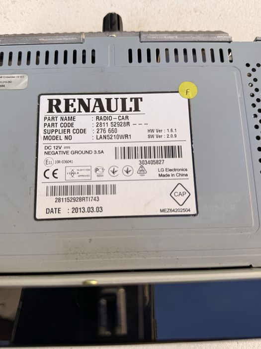 Navigatie Renault Clio 4 2012-2016