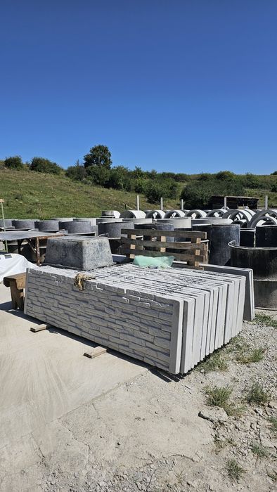 Spalieri beton, coame, palarii, capace gard, rigole, borduri