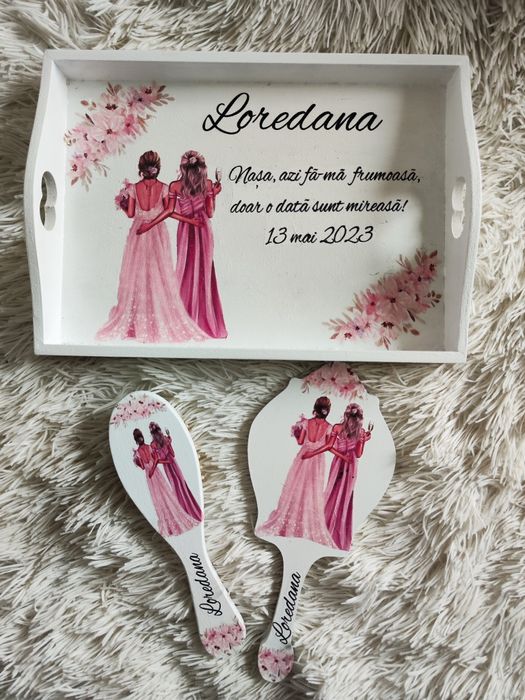 Tăviță mire și mireasă