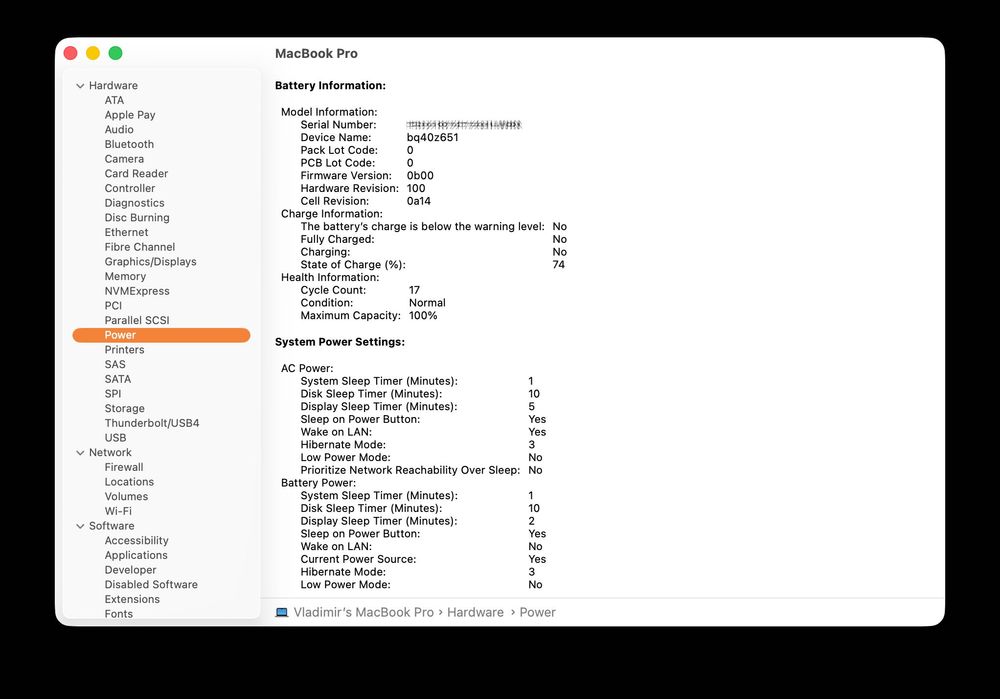 Macbook Pro 16 M1, 100%