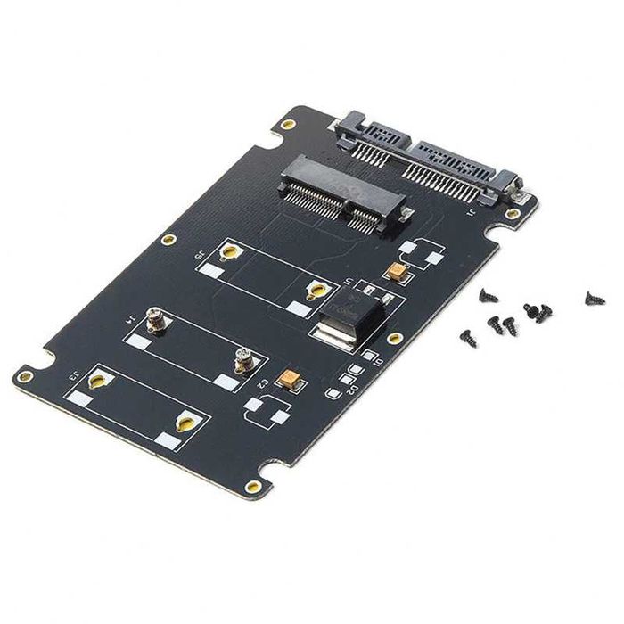 Adaptor convertor SSD mSATA la SATA 3 cu carcasa / rack 2.5 inch