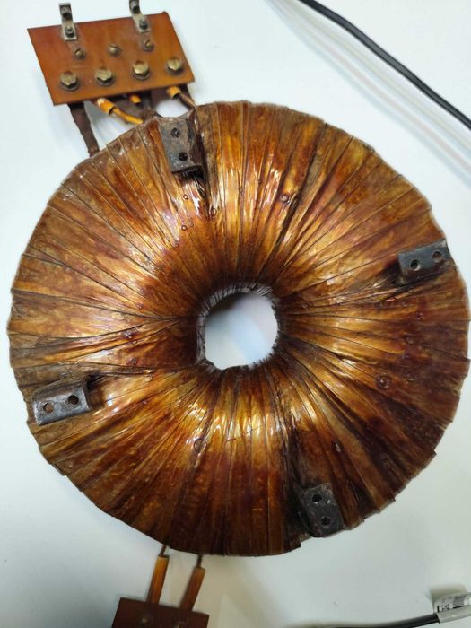 Transformator toroidal industrial 2,5 kVA – 2×46 V / 27 A + 2×12 V aux