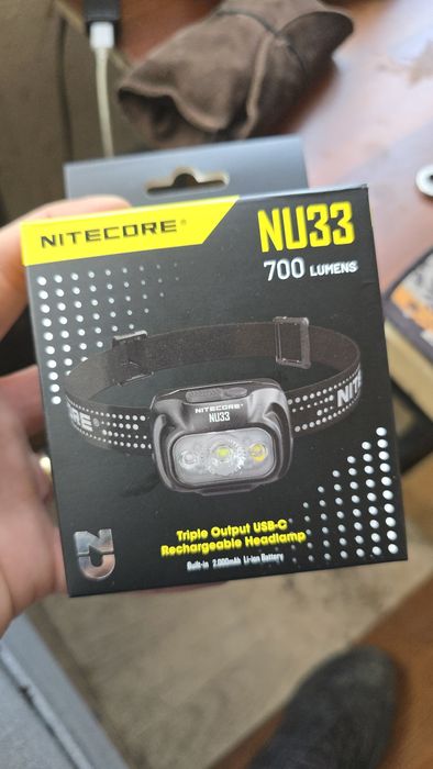 Lanterna frontala nitecore nu33