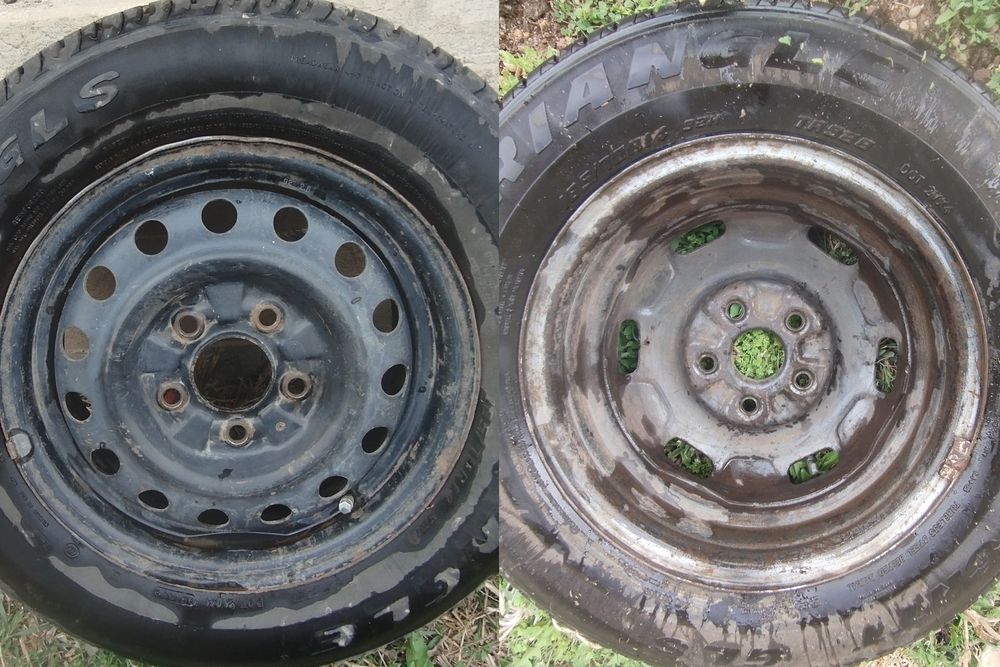 Колесо с дискоми 14