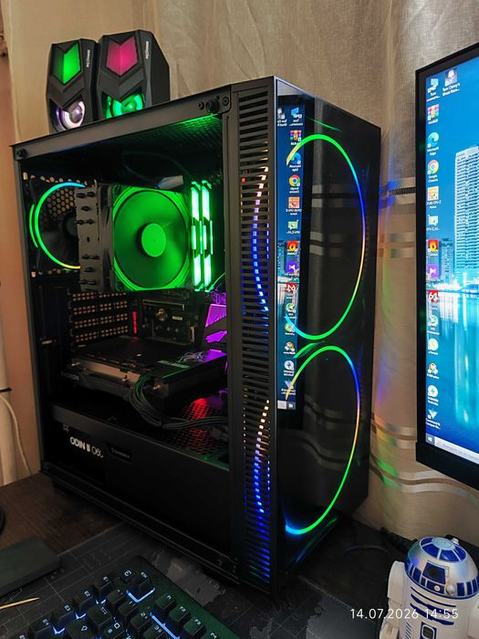 Геймърски  i9 9900K, RX 6600 8GB, RAM 16GB DDR4 3466,SSD 512GB NVME