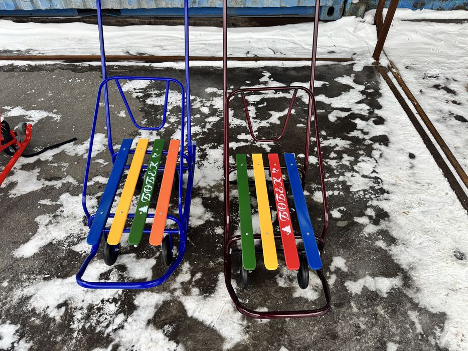 Санки с колесиками