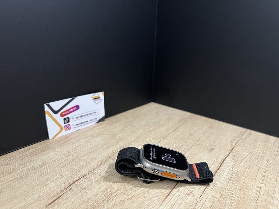 Apple Watch Ultra 49mm Natural Titanium Second-Hand Bun 2 ani garanție