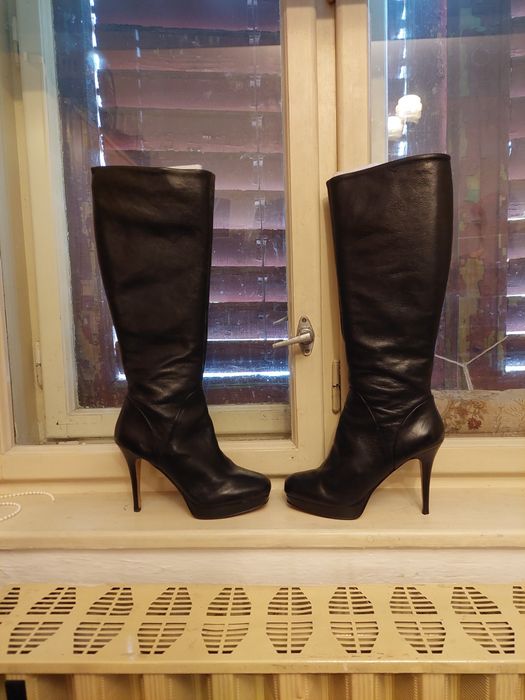 Cizme de piele Nine West