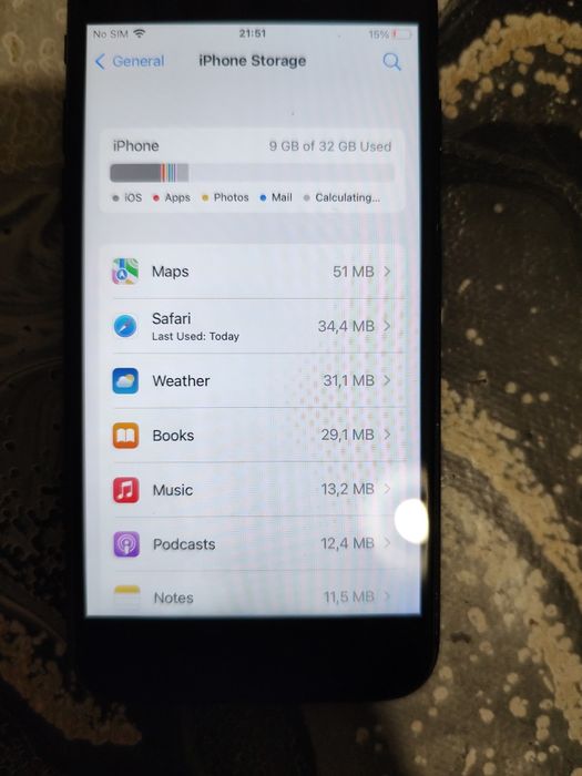 iPhone 7 черен 32 gb