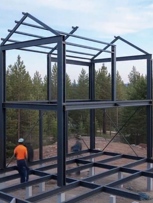 Vand structura hale 8x25x4m ipe 160