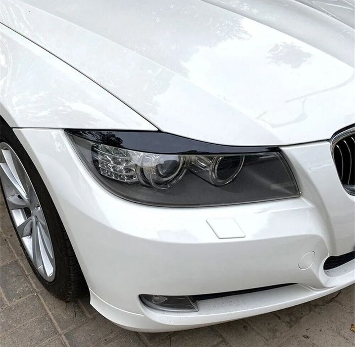 Ornamente / Pleoape Faruri BMW E90 Non-Facelift – Negru Lucios