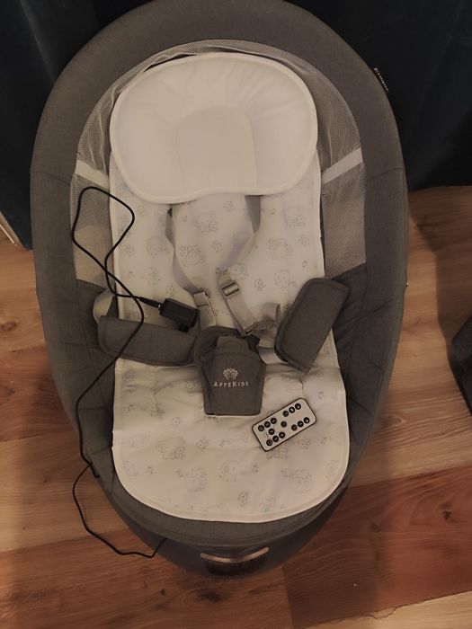 Leagan electric I-Size, Powder Grey, Appekids, stare excelentă