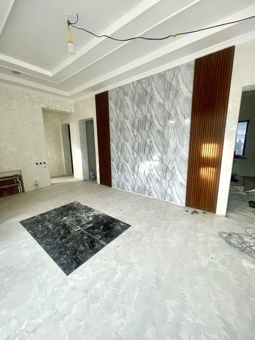 Yengi qurilgan xovli sotiladi Pobeda maxallasi da 3,4 sotix 6 ta xona