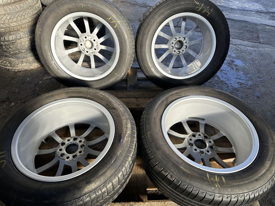 Jante originale Audi A6 cu anvelope vara 225/60 R17 si senzori