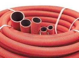 Гфрированные трубы, гофротрубы , труба гофрированная ПНД