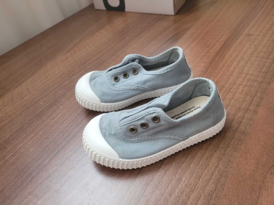 Teniși Bleu Nube, Unisex din Bumbac Organic, Victoria