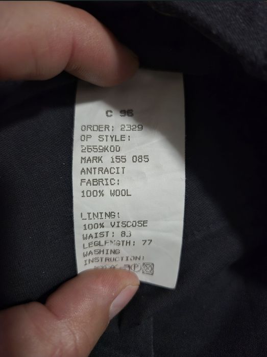 Pantaloni de Lux Cavaliere of Sweden, Lână, Business  - 48/W83 L77