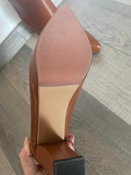 Botine / Ghete noi, piele, 36