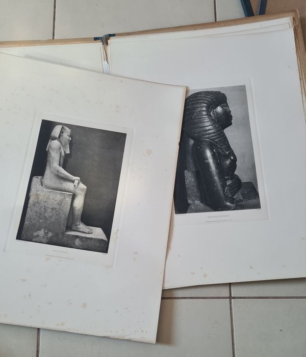 Egipt Antic Catalog Album Foto Tablou Carte Document Vechi Colectie