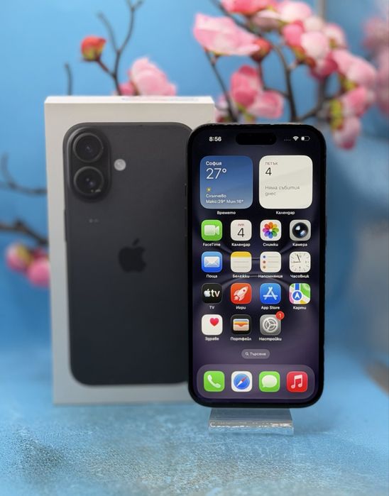 Apple iPhone 16, 128GB, 5G, Black