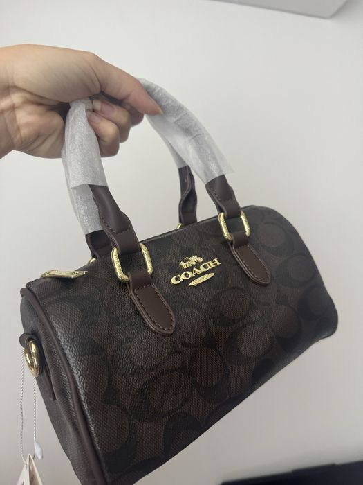 Geanta Coach Medie Maro/ Coffee