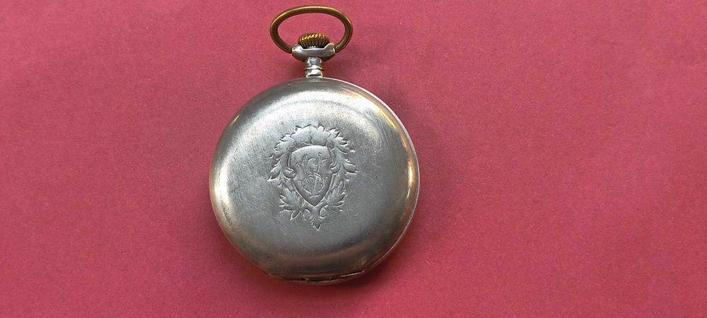 Ceas de buzunar Omega argint 800