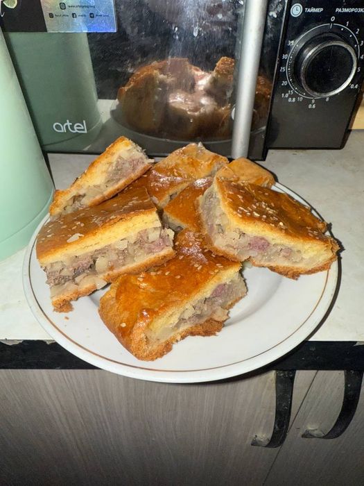 Домашние пироги мясные и куринные