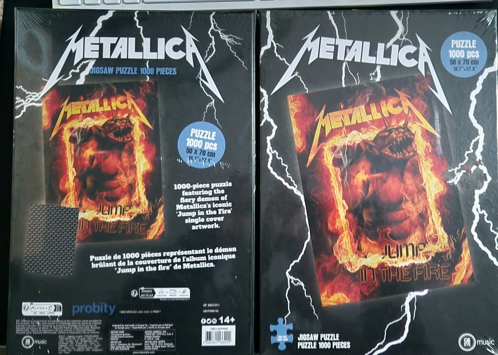 Metallica Jump in the fire - puzzle 1000 piese

50 x 70 cm

Nou, sigil